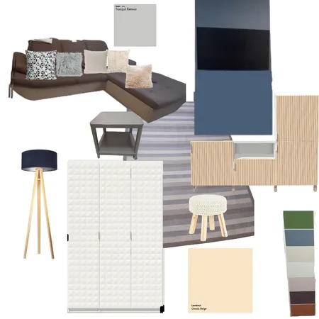 moodboard vegyes szekrénnyel asztallal Interior Design Mood Board by doracs