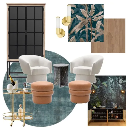 Moody Bar Nook Interior Design Mood Board by Manea Interior Design & Styling on Style Sourcebook