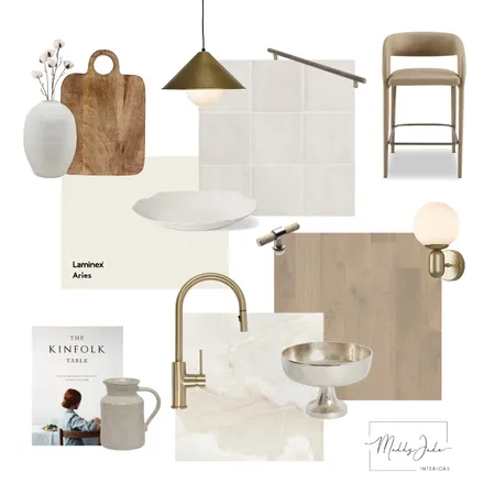 Japandi Kitchen Interior Design Mood Board by Maddy Jade Interiors on Style Sourcebook