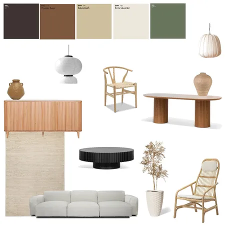 japandi Interior Design Mood Board by naamaetedgi on Style Sourcebook