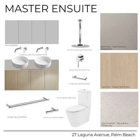 27 Laguna Avenue - Ensuite Master (Light) Interior Design Mood Board by Kathle         Study     en Holland on Style Sourcebook