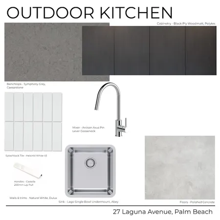 27 Laguna Avenue - Outdoor Kitchen Interior Design Mood Board by Kathle         Study     en Holland on Style Sourcebook