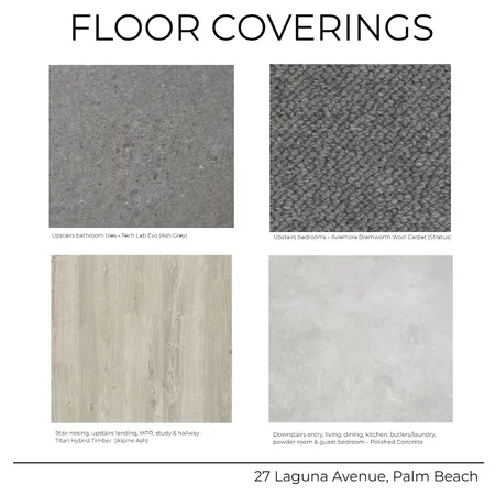 27 Laguna Avenue - Floor coverings (Dark) Interior Design Mood Board by Kathle         Study     en Holland on Style Sourcebook