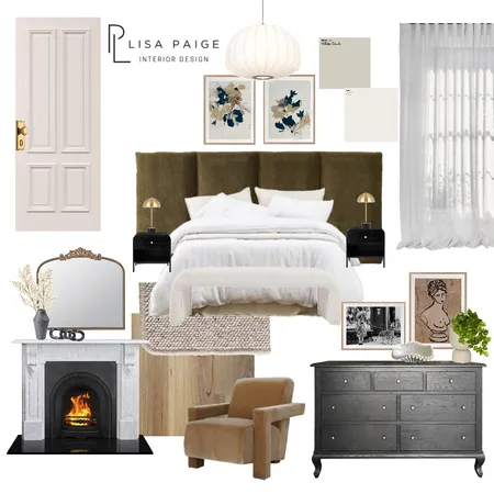 Primary Bedroom Edwardian Renovation Interior Design Mood Board by Lisa Paige Design on Style Sourcebook