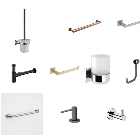 Bathroom Accessories Interior Design Mood Board by Velo Hand Dryers on Style Sourcebook