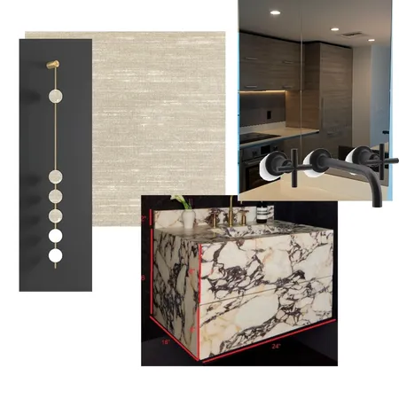 Powder Room Morningside Interior Design Mood Board by GV Studio on Style Sourcebook