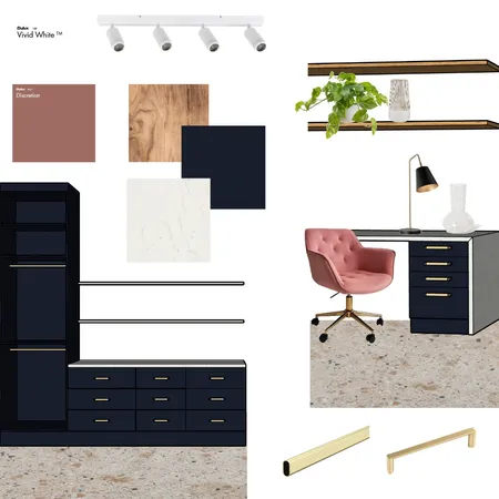 Workspace and Storage Area Interior Design Mood Board by Simpli Design on Style Sourcebook