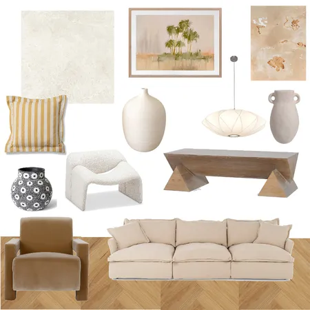 Warm comfy living Interior Design Mood Board by clarestoffels on Style Sourcebook