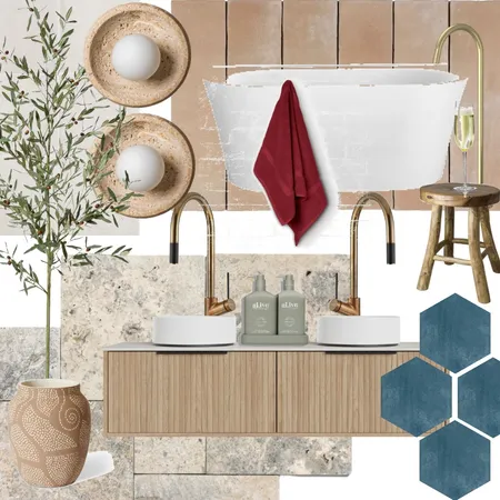 Ensuite Interior Design Mood Board by Bianco Studio on Style Sourcebook