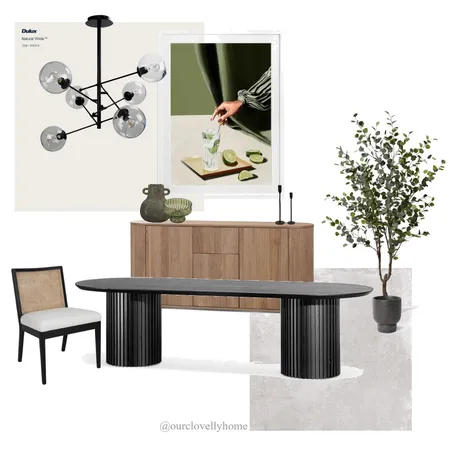 Dining room green Interior Design Mood Board by BiancaFerraro on Style Sourcebook
