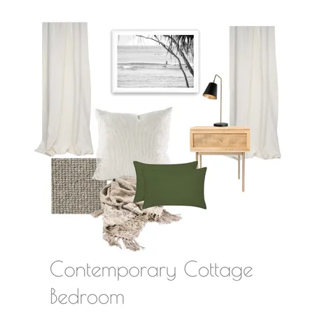 Contemporary Cottage Bedroom 2 Interior Design Mood Board by demimariedesigns on Style Sourcebook