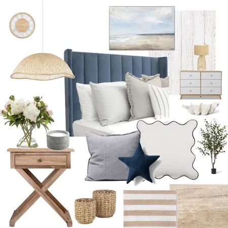 Coastal Bedroom Mood Board Interior Design Mood Board by alex_brzuska on Style Sourcebook