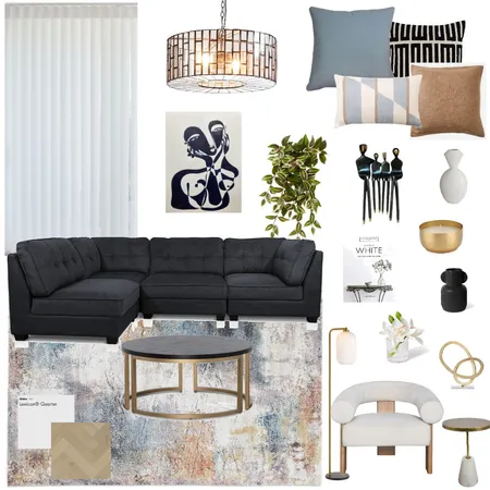 Living Room Interior Design Mood Board by Morrissey Home Styling on Style Sourcebook