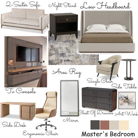 masters bedroom Interior Design Mood Board by Oeuvre Designs 2 on Style Sourcebook