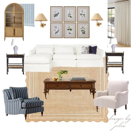 Nancy Myers inspired living room Interior Design Mood Board by design by jules on Style Sourcebook