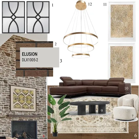 DIDS107 living room Interior Design Mood Board by laila elamir on Style Sourcebook
