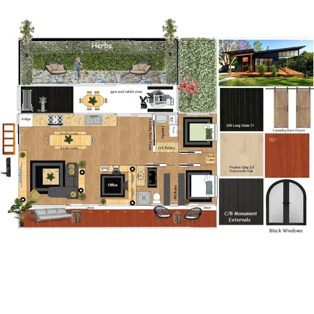 my granny flat Interior Design Mood Board by De Novo Concepts on Style Sourcebook