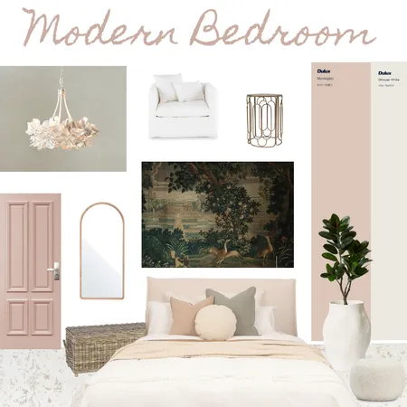 Modern Bedroom Interior Design Mood Board by Audrey Muse Interiors on Style Sourcebook