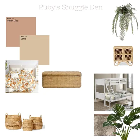 Ruby's Snuggle Den Interior Design Mood Board by Elisenda Interiors on Style Sourcebook
