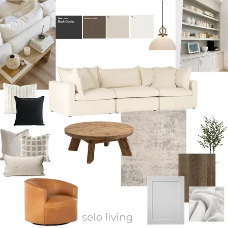 “Selo” Modern Farmhouse Interior Design Mood Board by Courtney Hazbic Interiors on Style Sourcebook