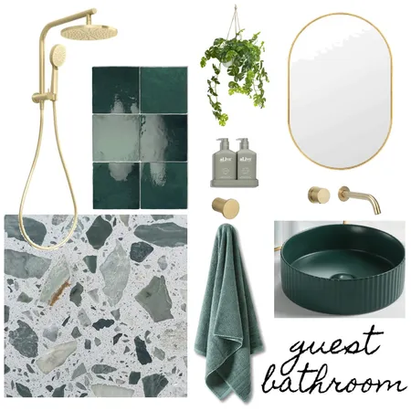 Guest Bathroom Interior Design Mood Board by Makin Design & Construction on Style Sourcebook