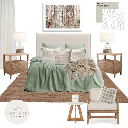 Australiana Guest Bedroom Interior Design Mood Board by Rocky Cove Interiors on Style Sourcebook
