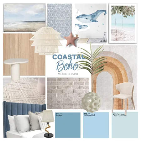 Coastal Boho Interior Design Mood Board by namra.ar18@gmail.com on Style Sourcebook