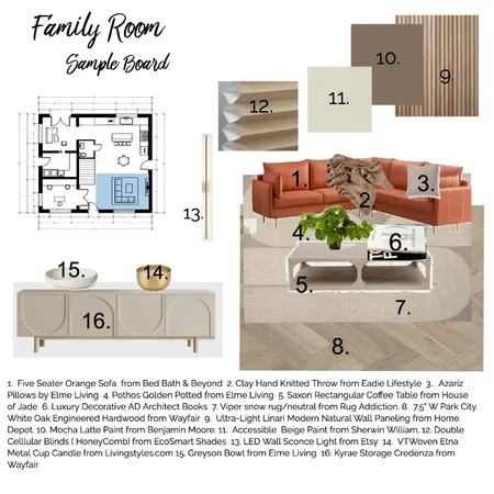 Family Room Mood Board Interior Design Mood Board by Clawes Design on Style Sourcebook