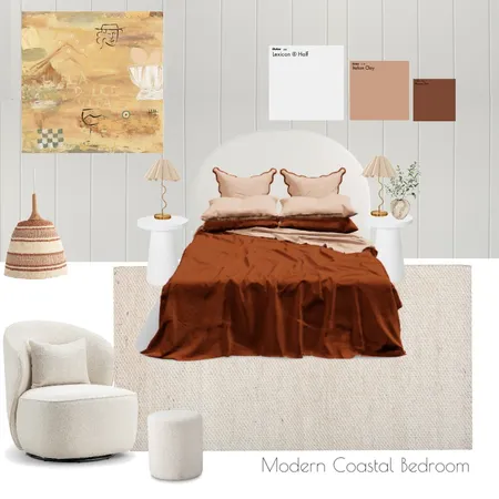 Modern Coastal Bedroom Interior Design Mood Board by demimariedesigns on Style Sourcebook