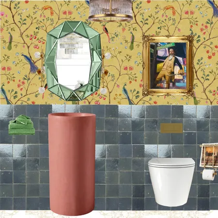 Powder Room New Floor Interior Design Mood Board by dl2407 on Style Sourcebook