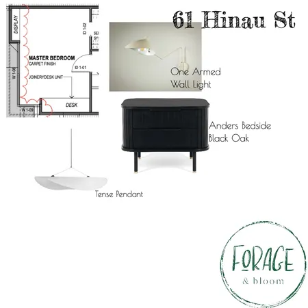61 Hinau St - Master Bedroom Interior Design Mood Board by fleurwalker on Style Sourcebook