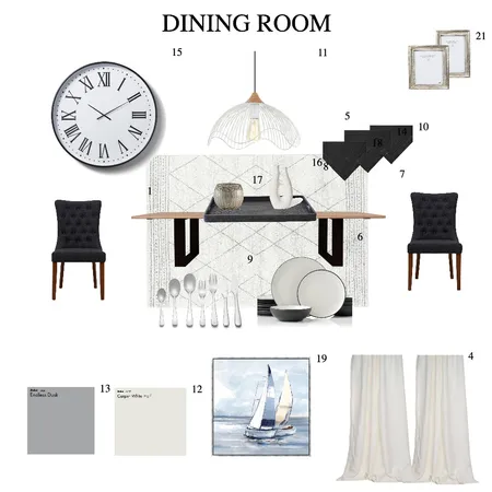 Dining room Interior Design Mood Board by Mehraveh on Style Sourcebook