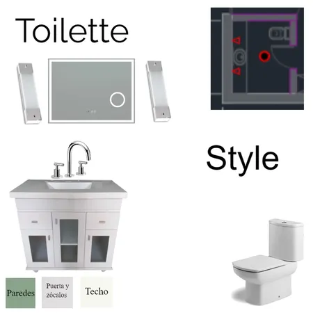 BAÑO Interior Design Mood Board by candegc1994@hotmail.com on Style Sourcebook