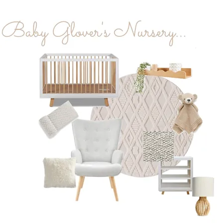 Baby Glover's Nursery Interior Design Mood Board by Embellish Interiors on Style Sourcebook