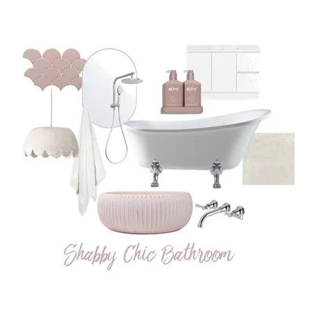 Shabby Chic Bathroom Interior Design Mood Board by Embellish Interiors on Style Sourcebook