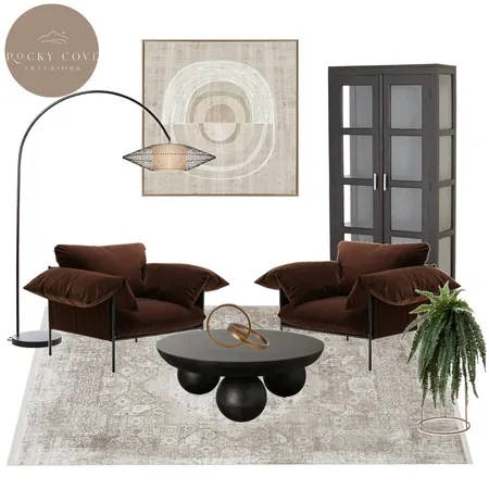 Sultry Intimate reading nook Interior Design Mood Board by Rocky Cove Interiors on Style Sourcebook