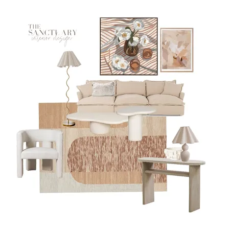 Nude Blush Interior Design Mood Board by The Sanctuary Interior Design on Style Sourcebook