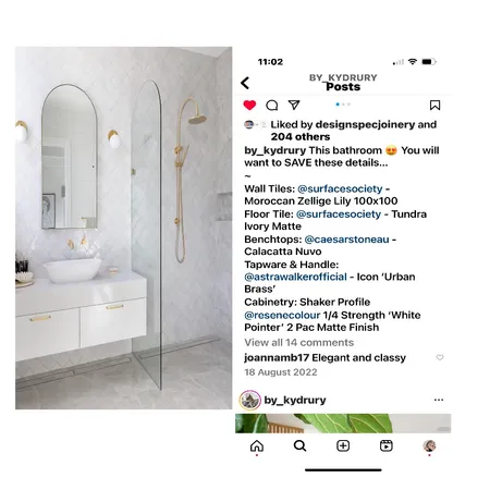 Ensuite Interior Design Mood Board by joanna bushby on Style Sourcebook
