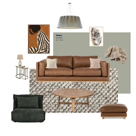 Cosy Lounge Room Concept Interior Design Mood Board by Sharon Lynch Interior Design on Style Sourcebook