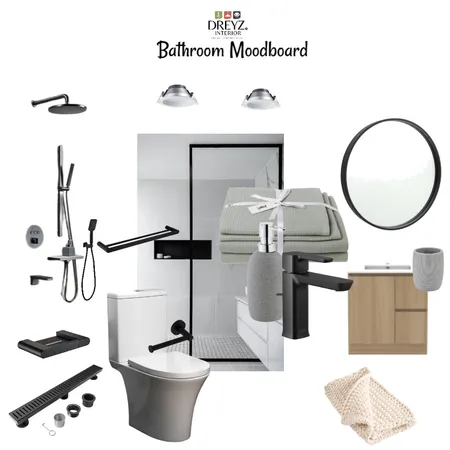 Master Bathroom mood board by Derick Asiimwe Interior Design Mood Board by Derick Asiimwe on Style Sourcebook