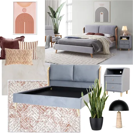 Bedroom Contemporary Interior Design Mood Board by contact@rasaluxury.com on Style Sourcebook