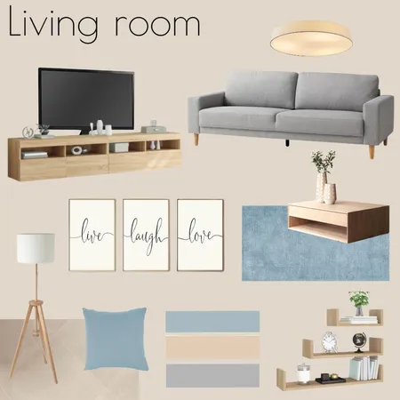 ΣΑΛΟΝΙ ΦΟΙΤΗΤΗ Interior Design Mood Board by MARINAM on Style Sourcebook