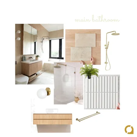 Main Bathroom Beal Place Interior Design Mood Board by Kate Orchard on Style Sourcebook