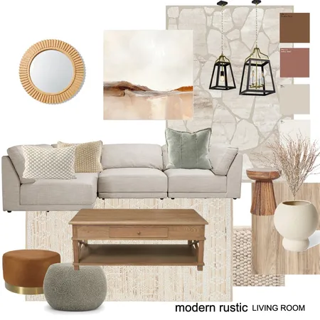Modern Rustic Interior Design Mood Board by sarahbellinteriors on Style Sourcebook
