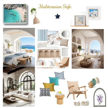 Mediteranian3 Style Mood Board Interior Design Mood Board by carmen_zaman@yahoo.com on Style Sourcebook