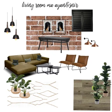 סלון לשניר ומעיין Interior Design Mood Board by maayan on Style Sourcebook
