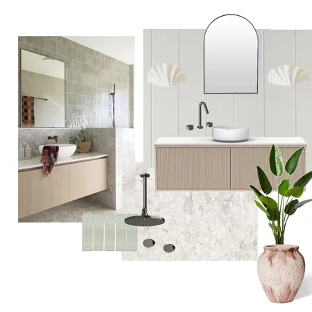 Modern Coastal Bathroom Interior Design Mood Board by demimariedesigns on Style Sourcebook