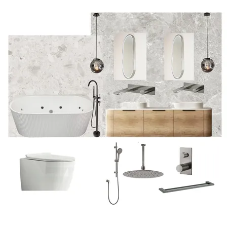 Carlingford Alamein master ensuite Interior Design Mood Board by DesignSudio21 on Style Sourcebook