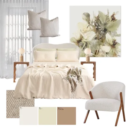 Guest Bedroom Interior Design Mood Board by white soul studio on Style Sourcebook