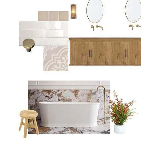 Mill House Bathroom Interior Design Mood Board by Holm & Wood. on Style Sourcebook